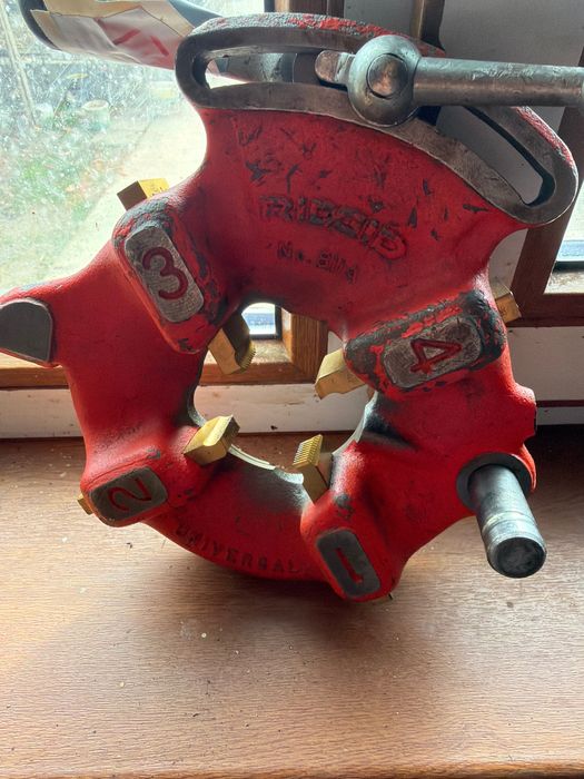 Cap filiera Ridgid dinți aurii 1-2toli aproape noi