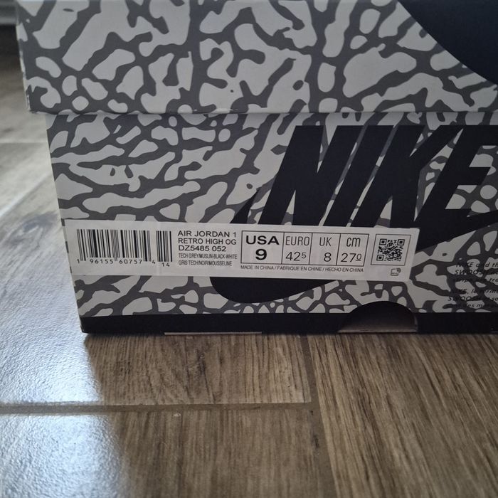 Air Jordan 1 Retro High OG White Cement