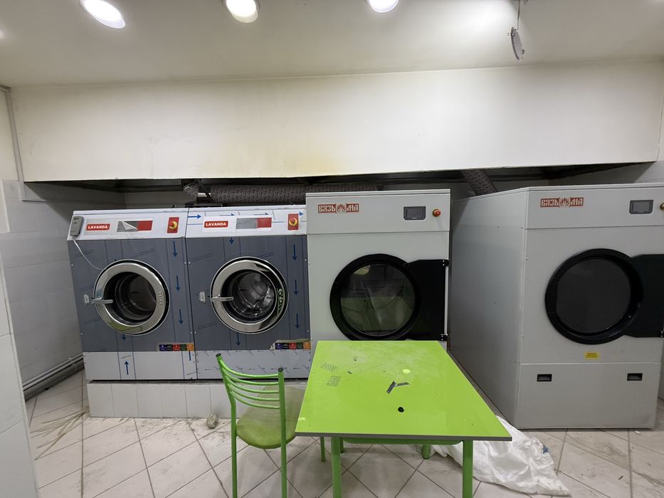 Продам оборудования для химчистки (машина, каландр, сушилка)
