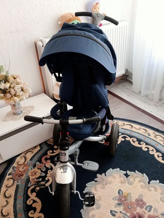 Tricicleta multifunctionala Little Tiger T400 - Sun Baby - Albastru