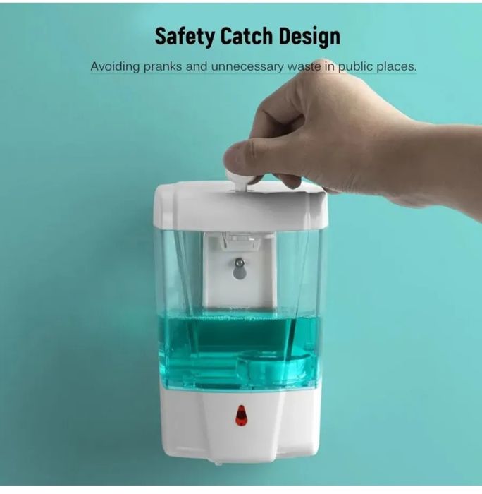 (Sf-3) "СУПЕР АКЦИЯ"    Сенсорный дозатор для жидкого мыла 700мл ванна