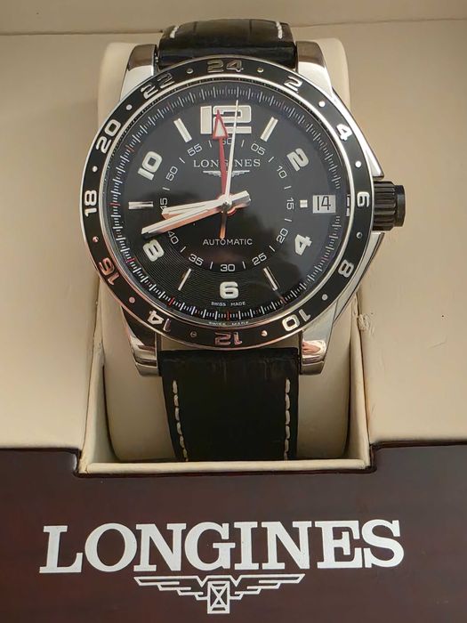 Longines Admiral GMT луксозен швейцарски автоматичен мъжки часовник