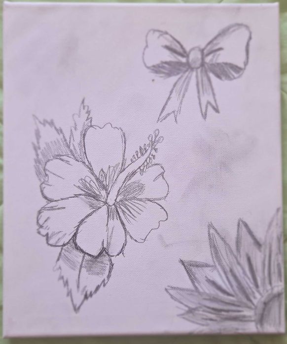 Set 3 tablouri -desen in creion