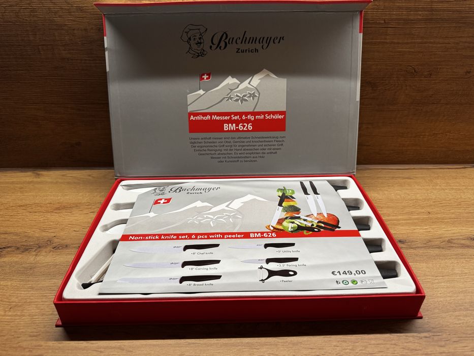 Set cutite de bucatarie bachmayer, nou