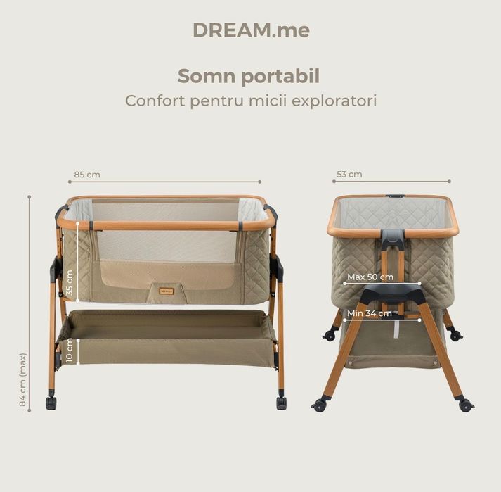 Patut co-sleeper Onino DREAM.ME