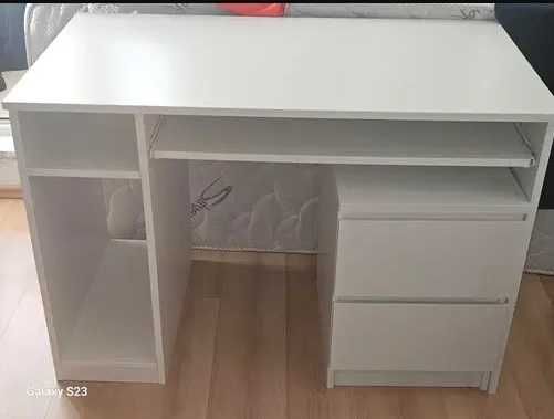 Birou din PAL alb,  110x60x77 cm