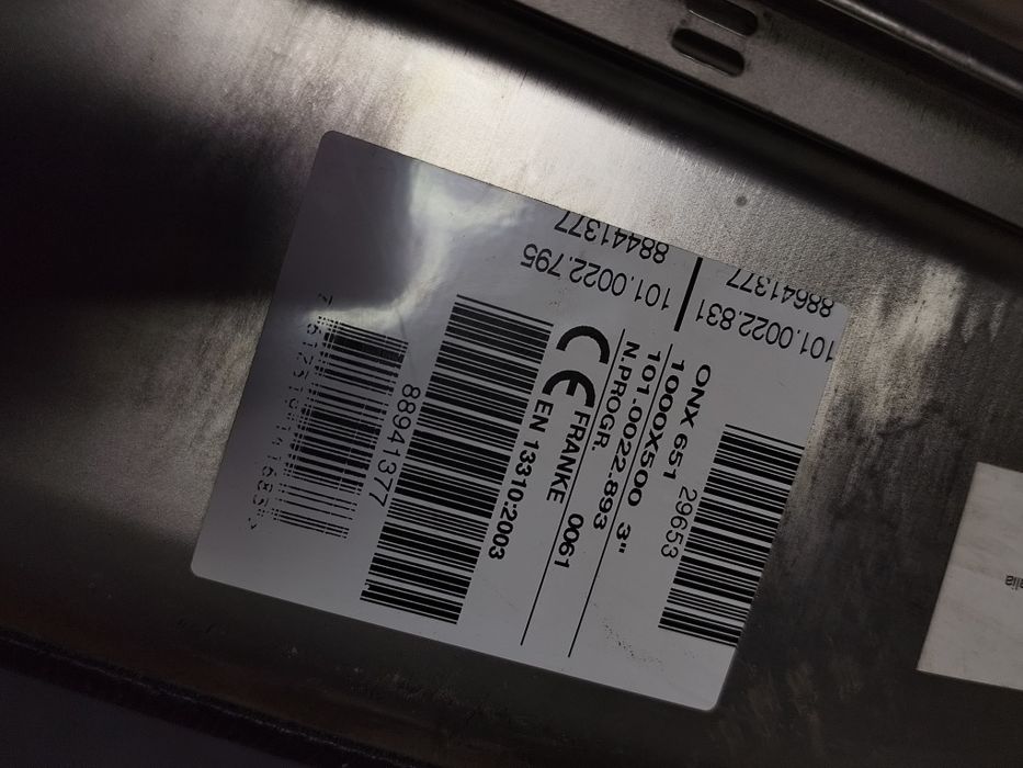 Chiuveta inox Franke picurător stânga