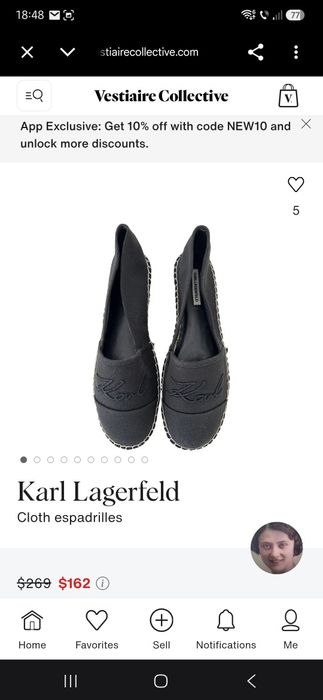 Espadrile Karl 39 ca noi.