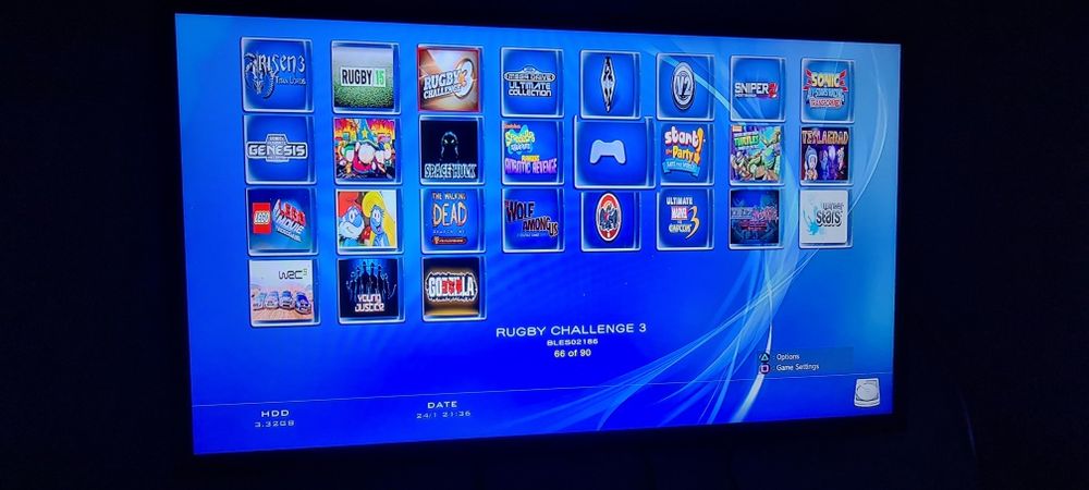 Playstation 3 modat cu 85 jocuri preț fix 380 lei