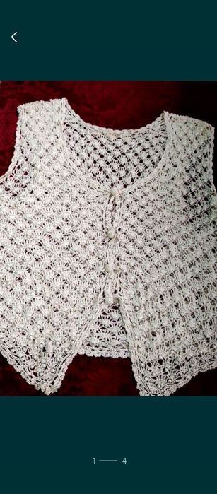 VESTA vintage brodată manual cu mărgele handmade