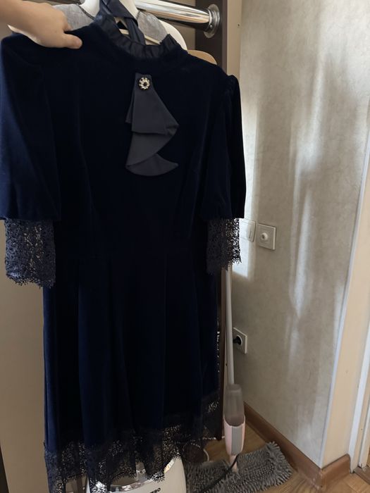 Платье из бархата