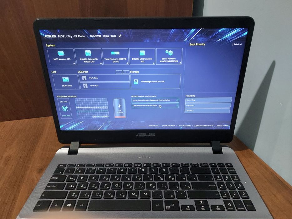 Ноутбук ASUS,под ремонт