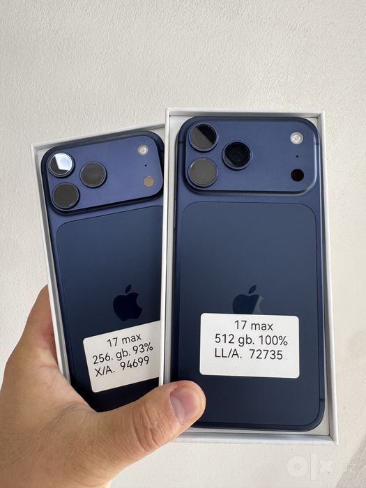 Apple iphone 17 Pro Max 256vs512