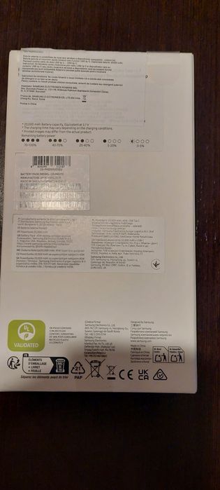 Baterie/acumulator  externa Samsung, noua sigilata