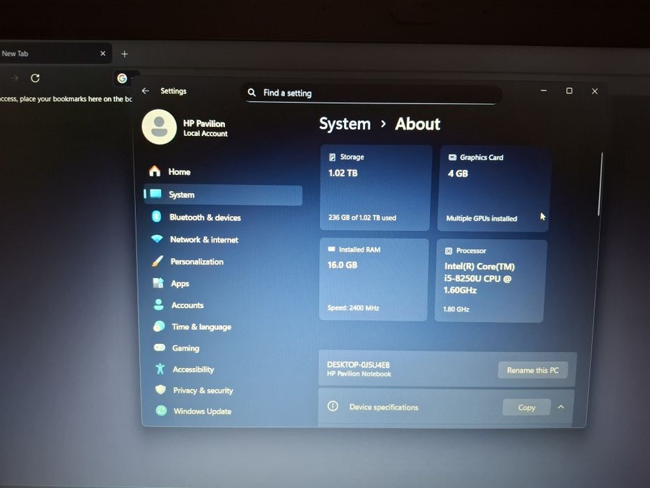 Laptop Gaming HP Pavilion 15.6 inch
