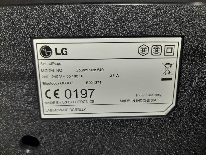 Саундбар - LG SoundPlate 540 Bluetooth