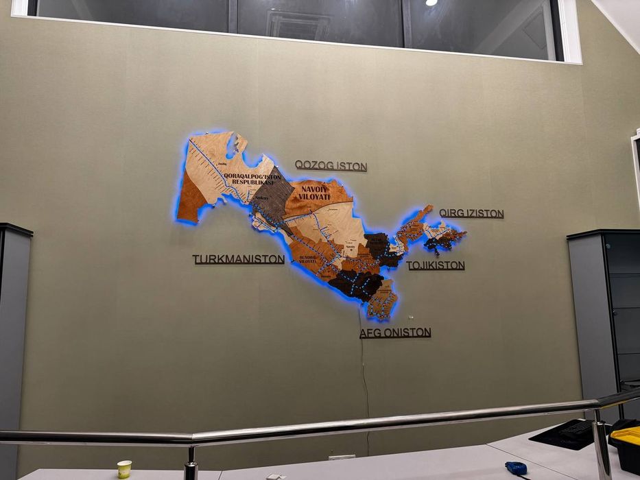 Karta mira lazer 3d dunyo xaritasi лазер дунё харитаси 3д карта мира