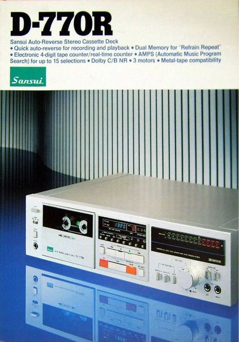 Deck Sansui D-770R , Auto-Reverse