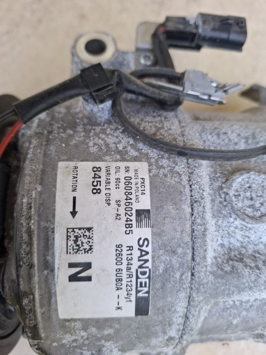 Compresor ac Nissan x trail, qashqai 1.6 dci 2013 2014 2015 2016 2017 2018 2019 2020 2021 2022 2023 2024 2025