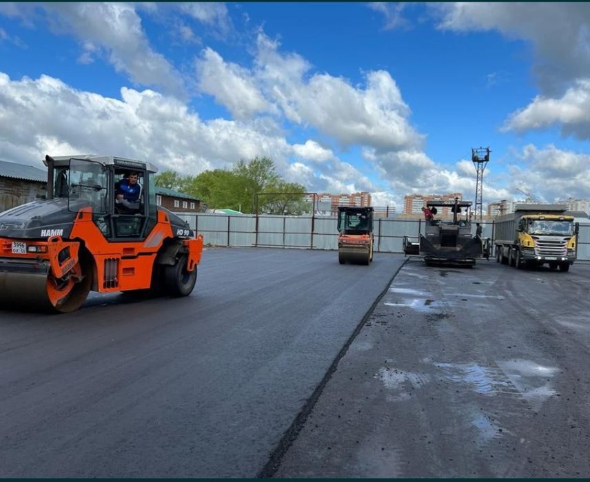 Асфальт укладка Асфальт