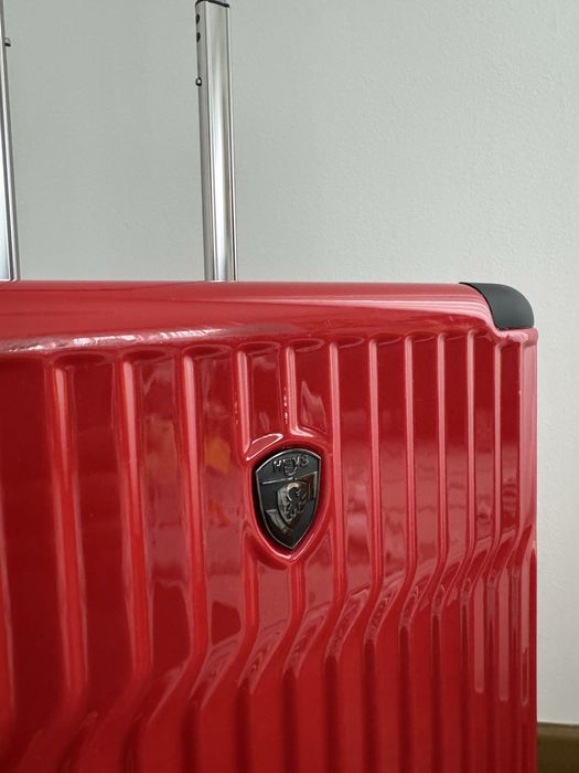 Troler de cabina Heys Tekno, 53cm x 37cm x 23cm, Rosu