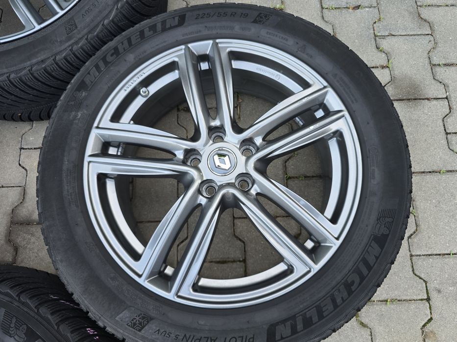 Jante aliaj Originale Renault 19" anvelope iarna  225/55 R19 Koleos / Arkana / Kadjar/ Austral / Espace / Scenic / X-Trail / Duster / Bigster  5x114.3