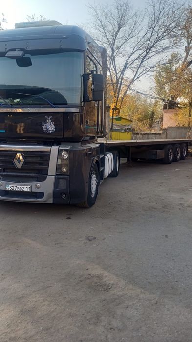 Фура тент шаландра длинномер площадка тралл  реф