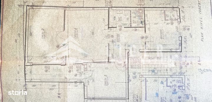 Apartament generos 3 camere Cluj Centru, vila 2 etaje, curte interioar