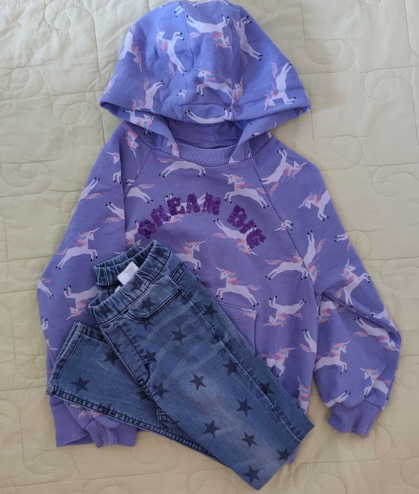 Дрехи пола,дънки,клин Next,Marks&Spencer  6-7г,122р