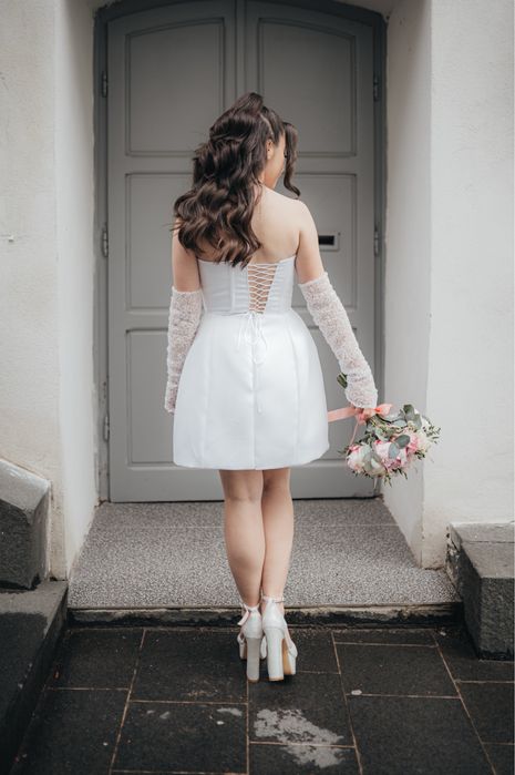 Vand rochita cununie alba