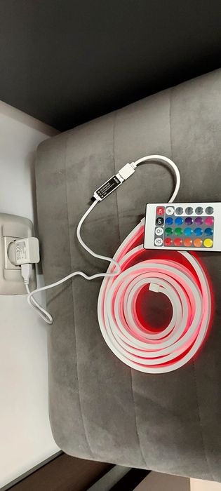 Furtun luminos cu telecomanda