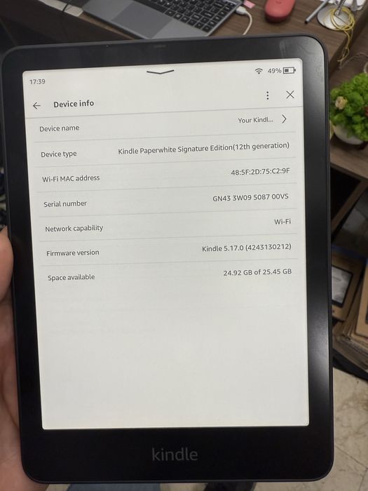 Amazon kindle paperwhite 32gb signature edition gen 12 nou sigilat
