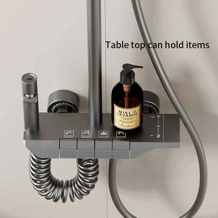 Термостатен душ с 4 функции и бутони тип "пиано"