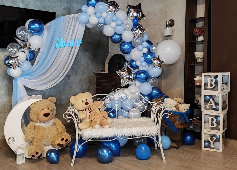 Decor eveniment, arcada baloane, aranjament tematic baloane