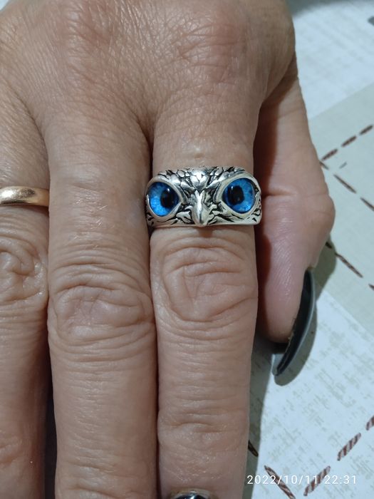 Кольцо Взор филина безразмерное.