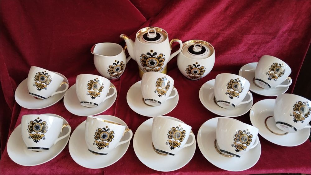 Советский чайный сервиз на 10 персон. Новый