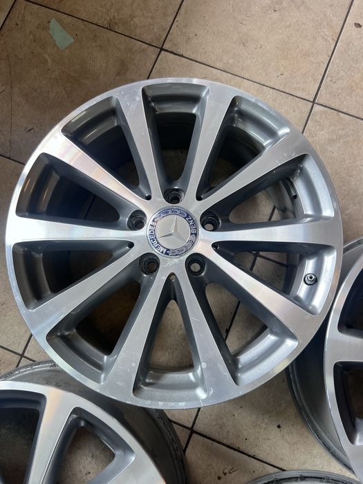 Jante Mercedes originale -senzori  -5x112 r17 - 2000 lei