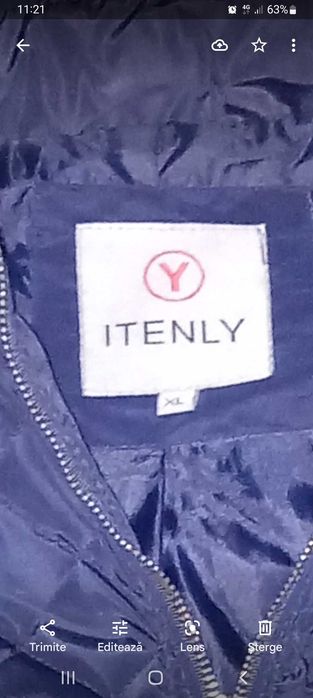 Geacă de damă albastră