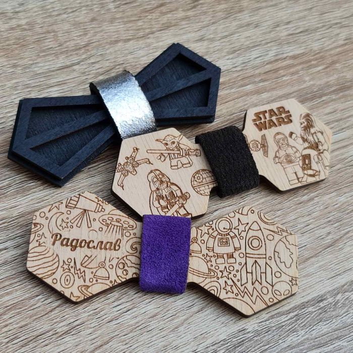 Папийонки за деца  (дървени)