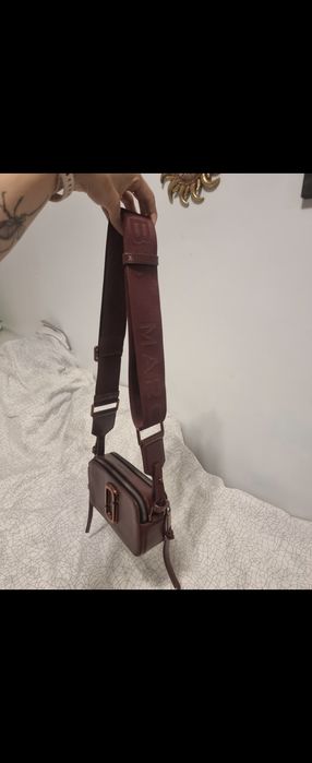 Geanta Marc Jacobs The Snapshot crossbody - model extrem de rar Monocr