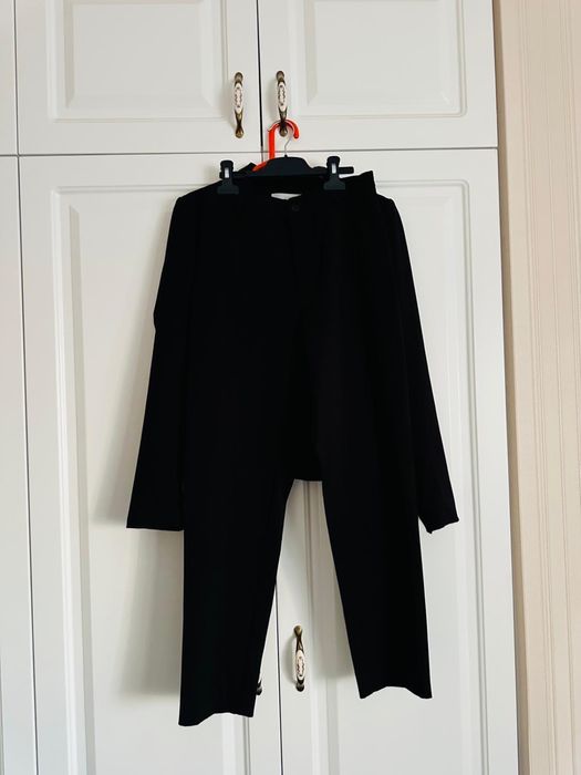Costum de dama , sacou si pantaloni clasici , masura S , H&M , negru