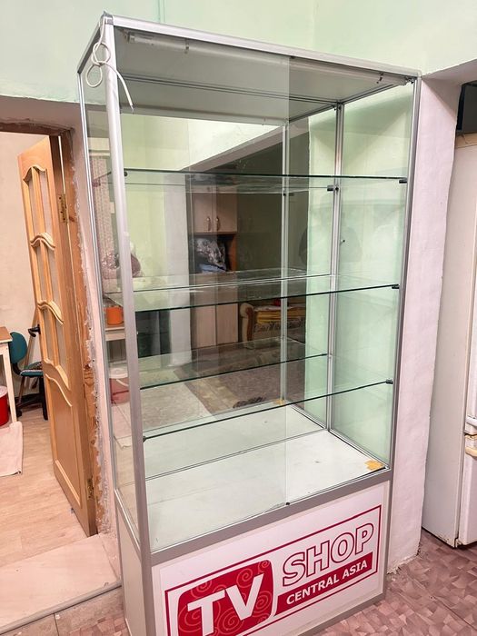 Витрина стилаж стеклянная