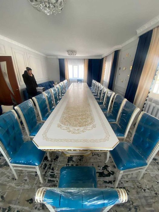 Стол Для Гостиной Раздвижной Стулья С Мягким Сиденьем Надежная Мебель!