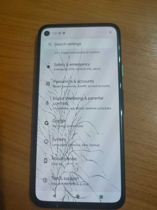 Google Pixel 4a spart