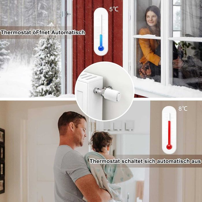 Смарт Smart  WiFi термоглава за радиатор, различни видове