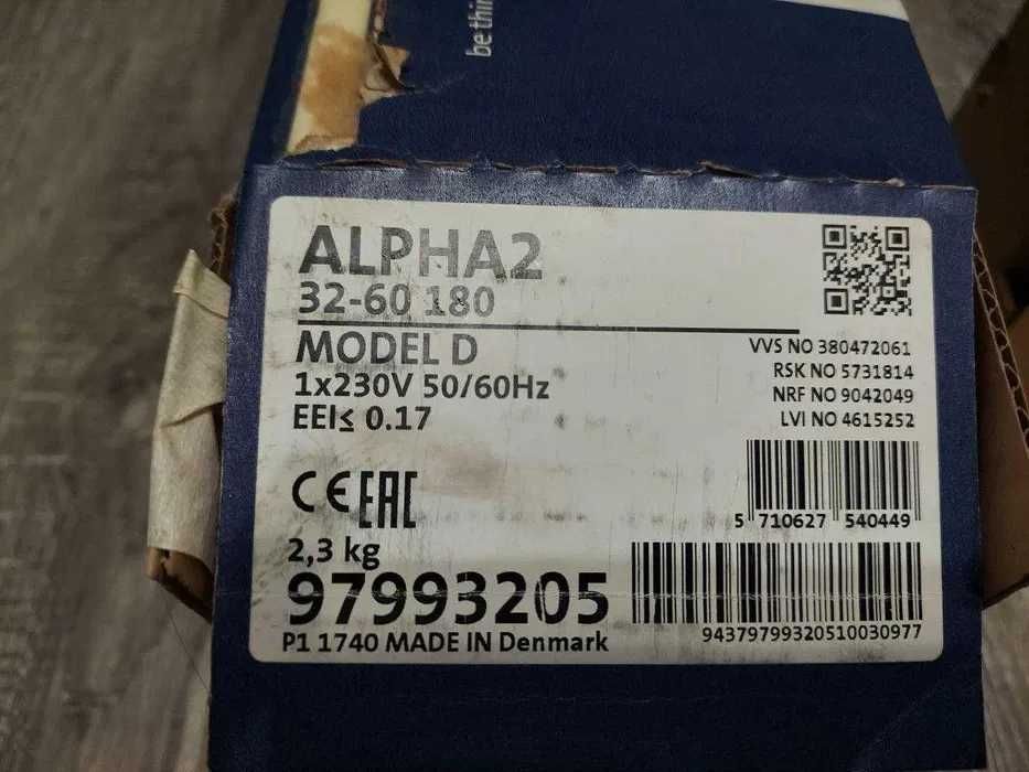 Насос Grundfos Alpha2 32-60