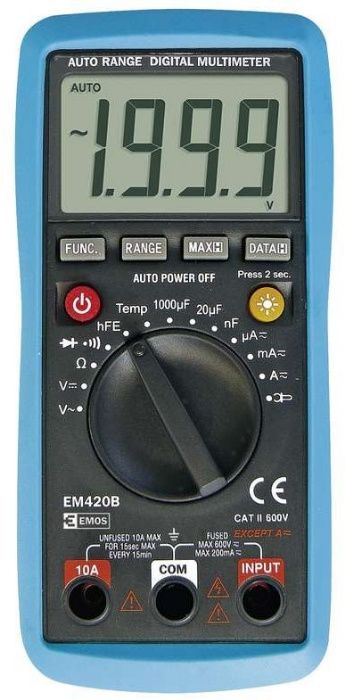 Професионален Цифров мултицет авто обхват с True RMS и тем.-40 ~ 1000