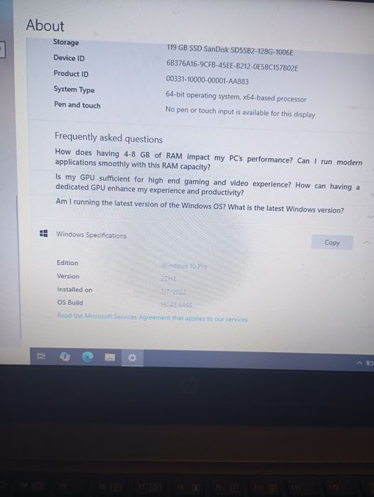 Лаптоп Hp за използване.