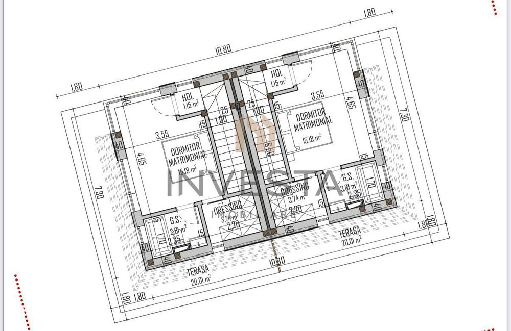 Duplex premium cu panorama, strada retrasa, zona Andrei Muresanu