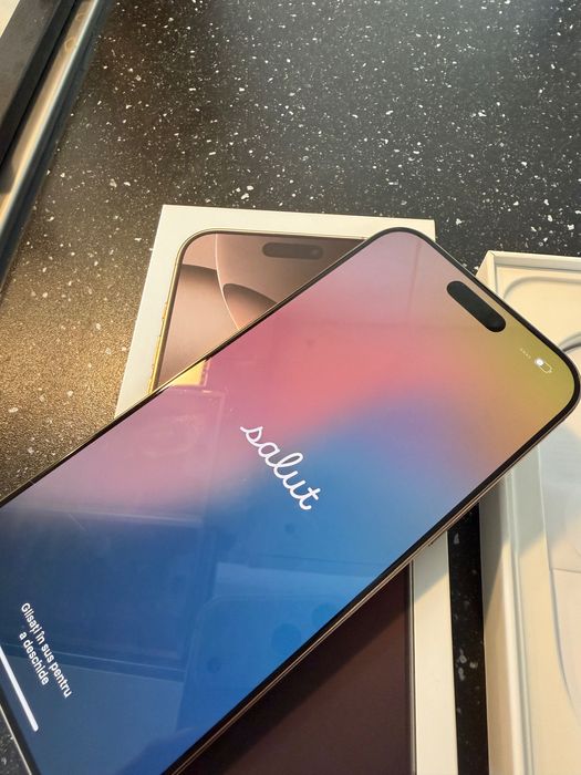 iPhone 16 Pro Max 256GB Desert Titanium IMPECABIL Full Box